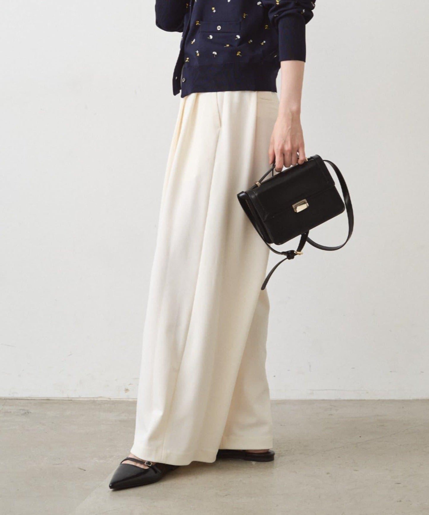 針織寬鬆休閒褲