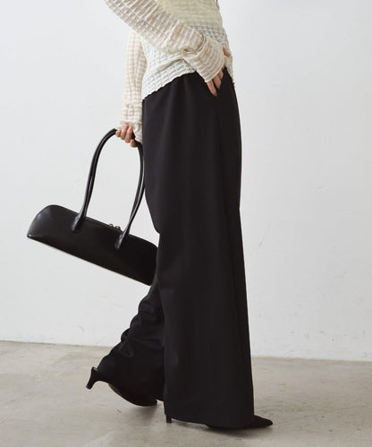 針織寬鬆休閒褲