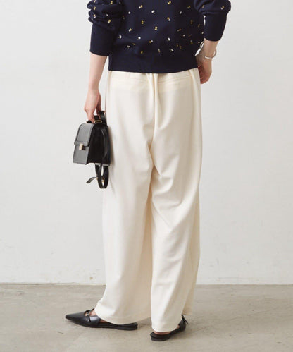 針織寬鬆休閒褲