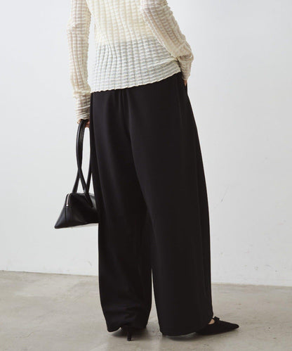 針織寬鬆休閒褲