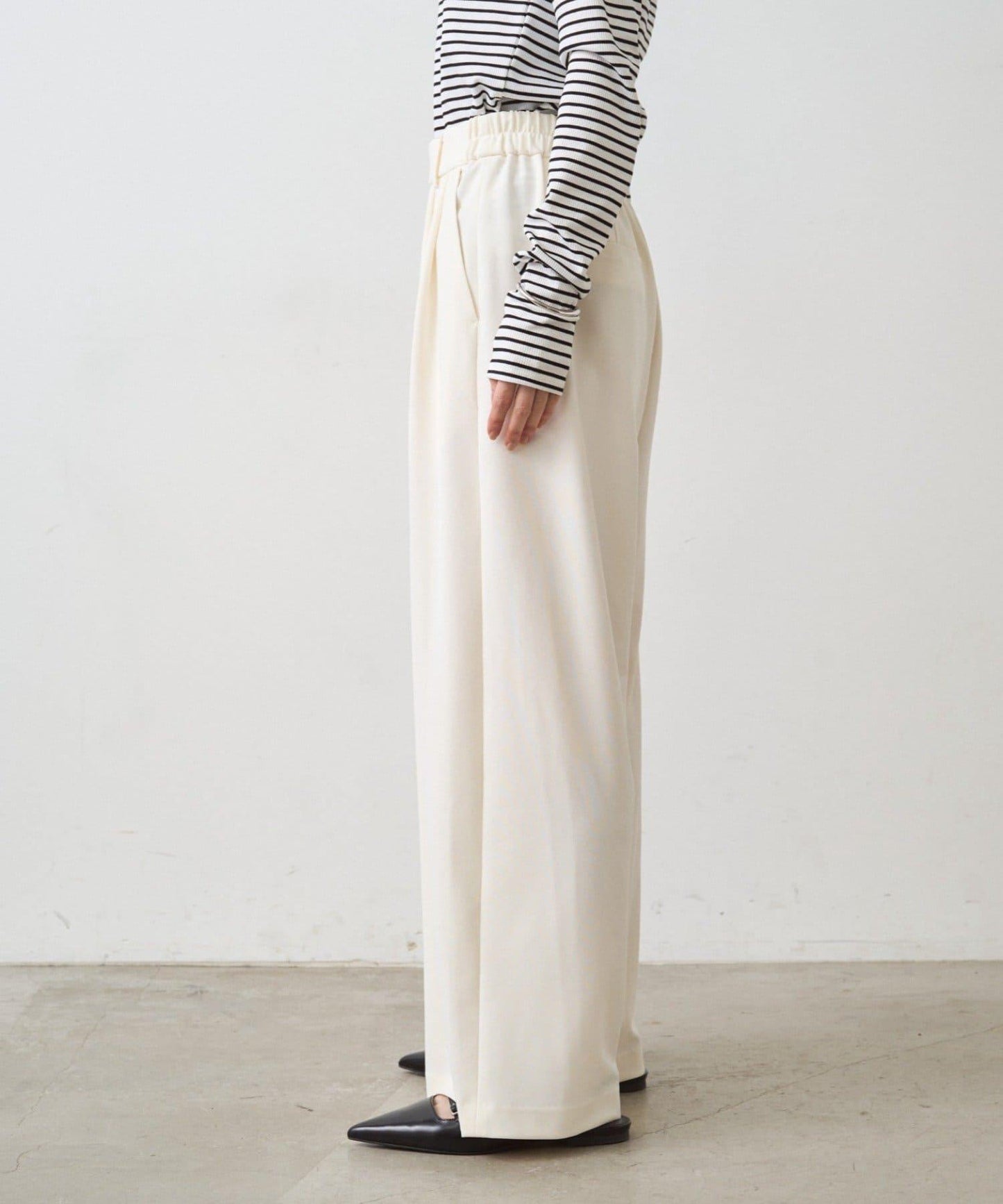 針織寬鬆休閒褲