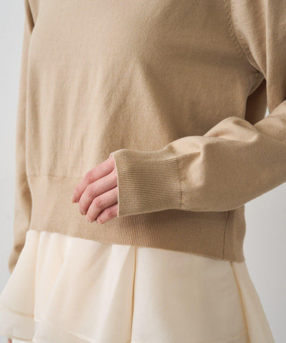 荷葉邊針織開衫