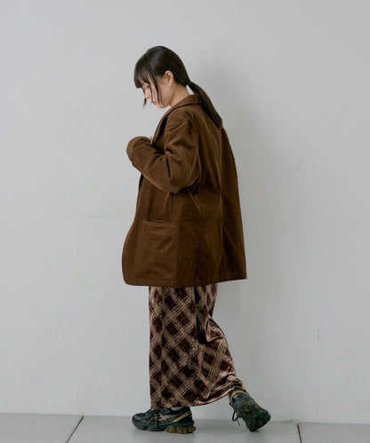 【WHIMSIC/SETUP対応】燈芯絨2粒扣西裝外套