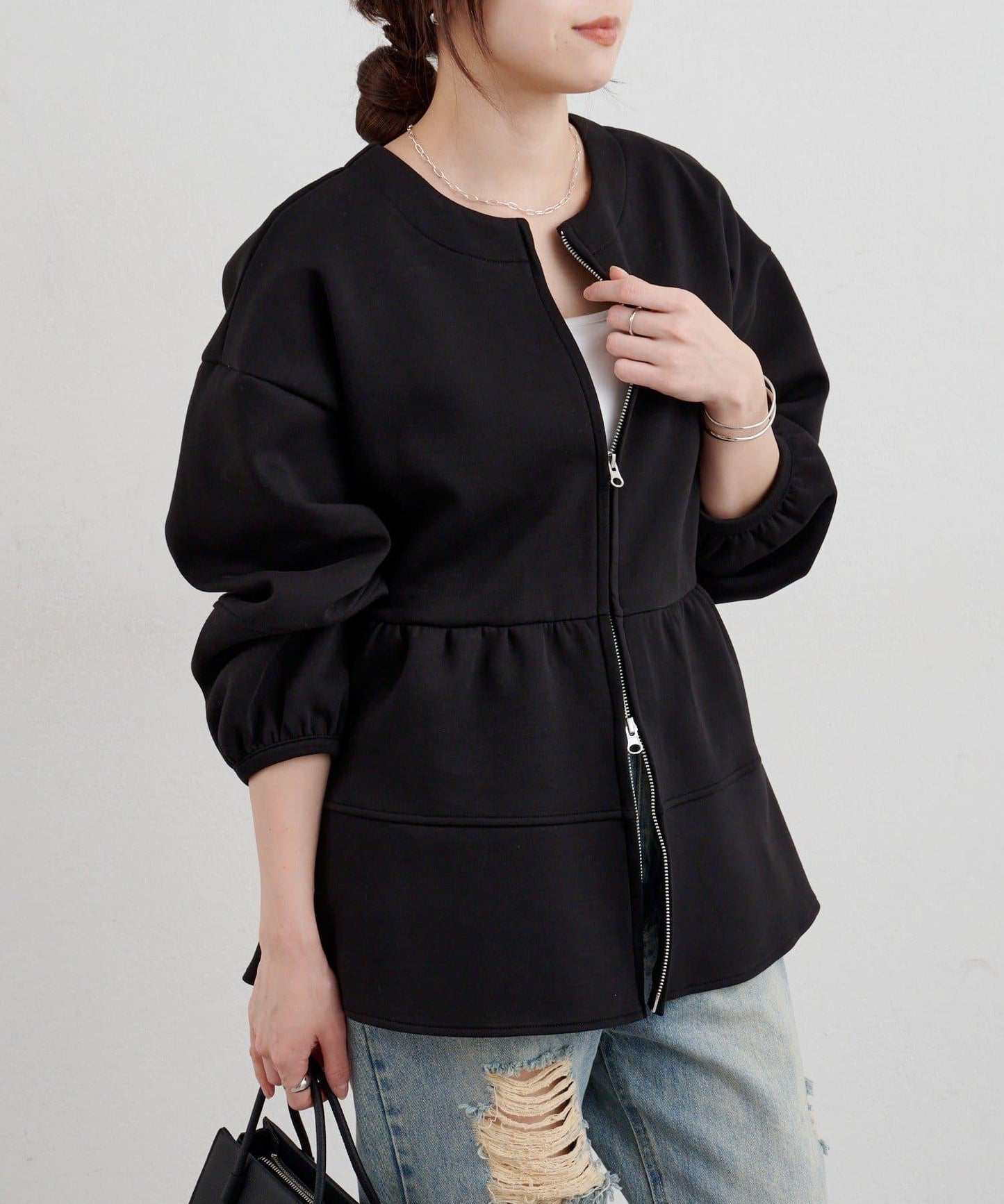 【26SS】針織荷葉邊上衣