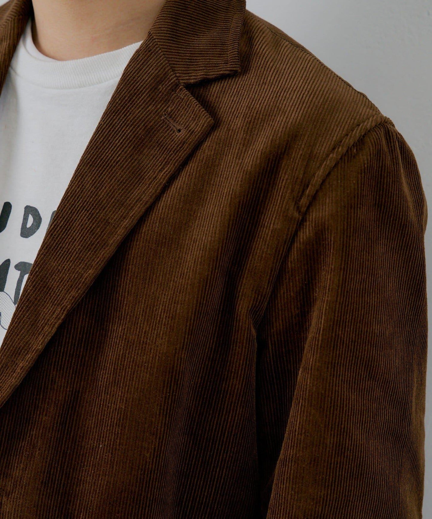 【WHIMSIC/SETUP対応】燈芯絨2粒扣西裝外套