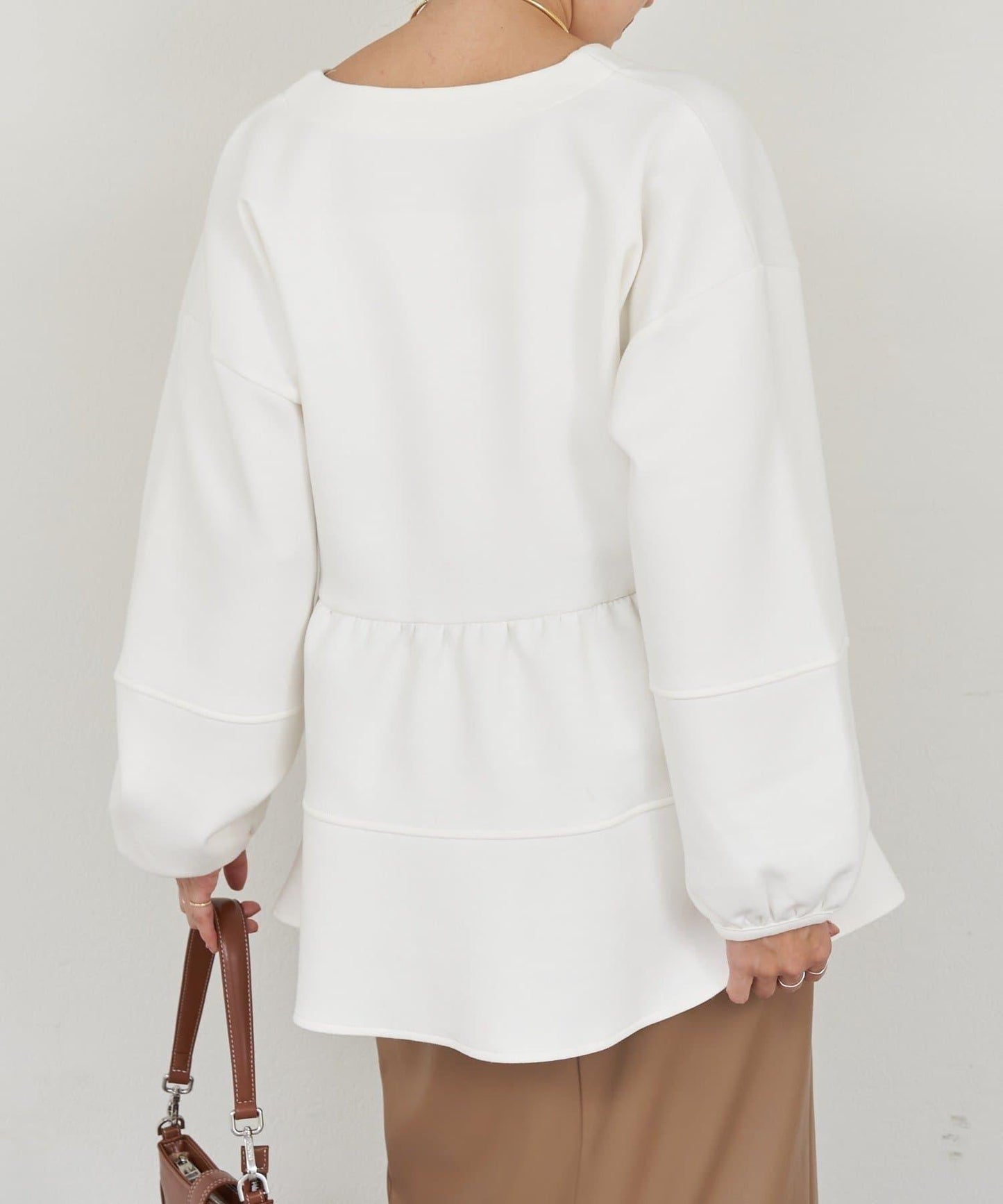 【26SS】針織荷葉邊上衣