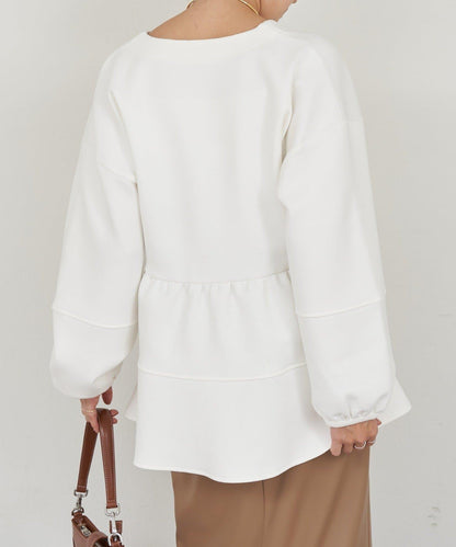 【26SS】針織荷葉邊上衣