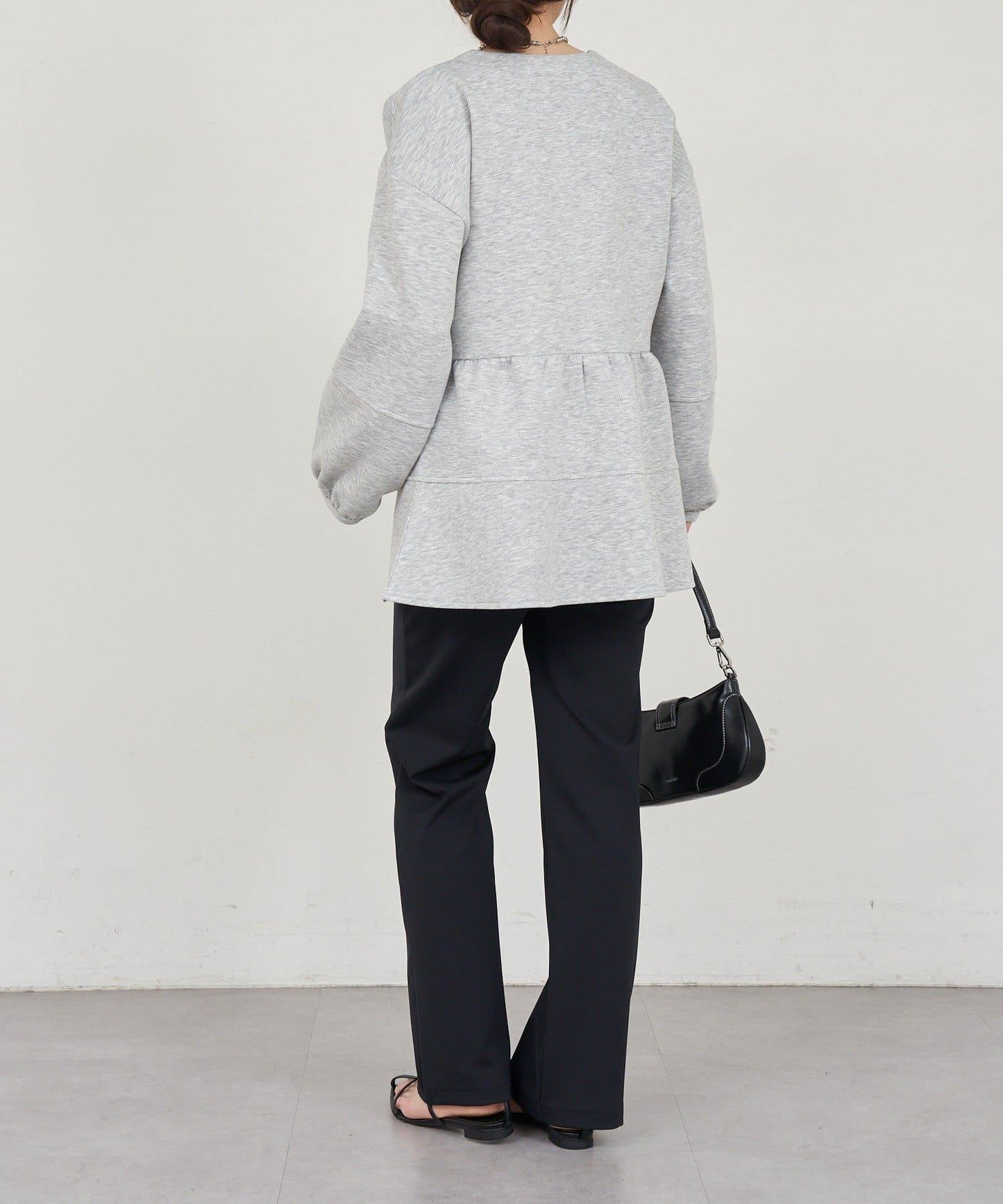 【26SS】針織荷葉邊上衣