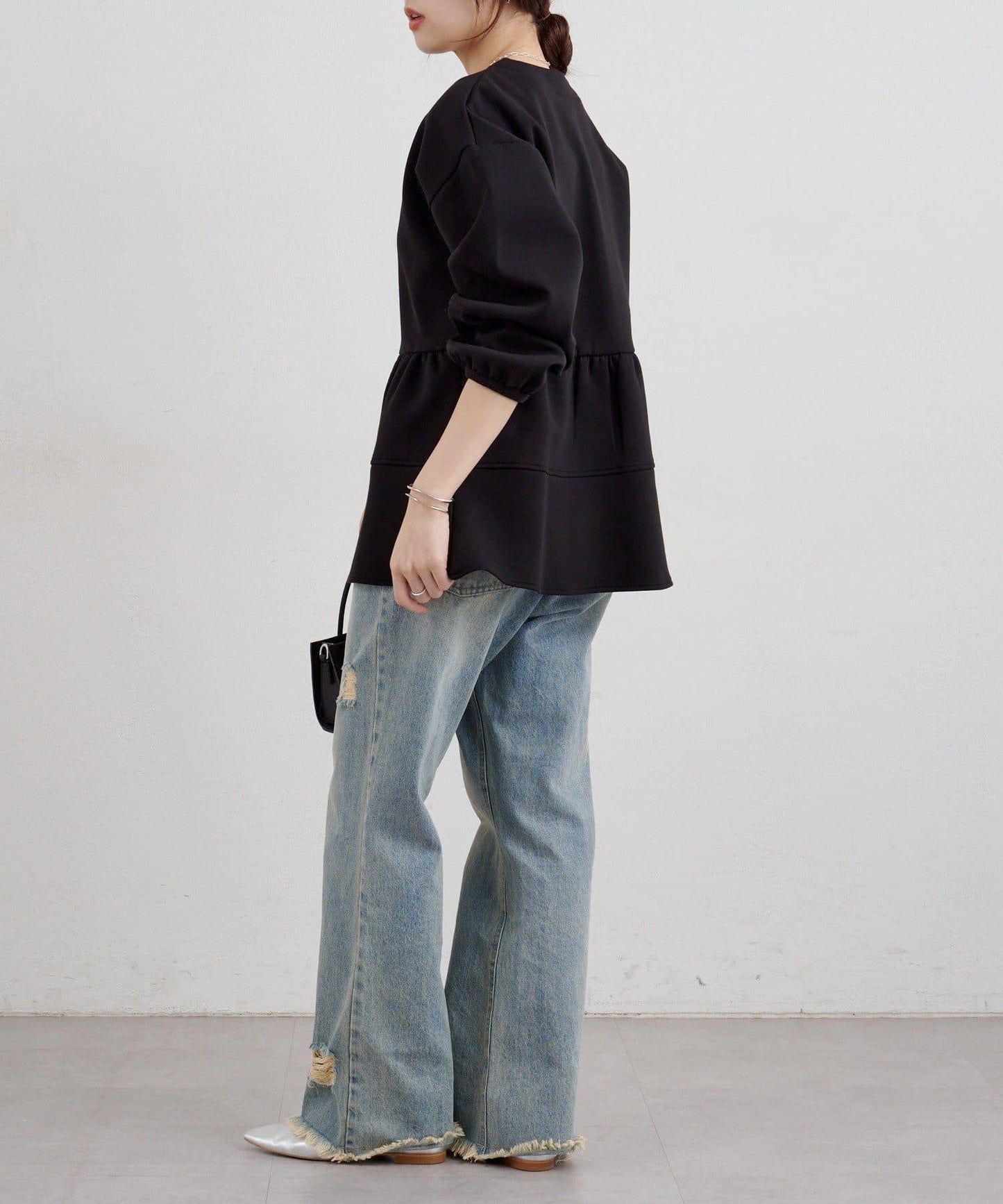 【26SS】針織荷葉邊上衣