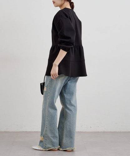 【26SS】針織荷葉邊上衣