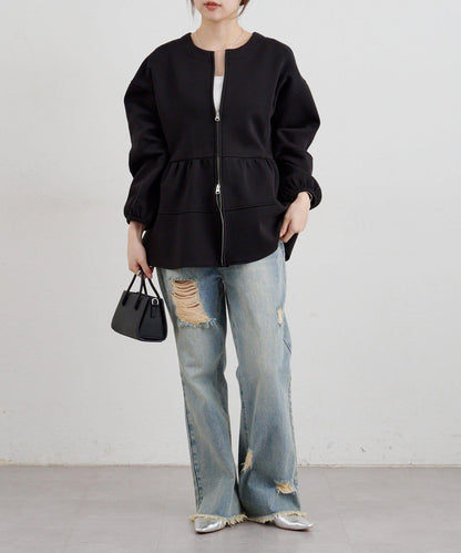【26SS】針織荷葉邊上衣