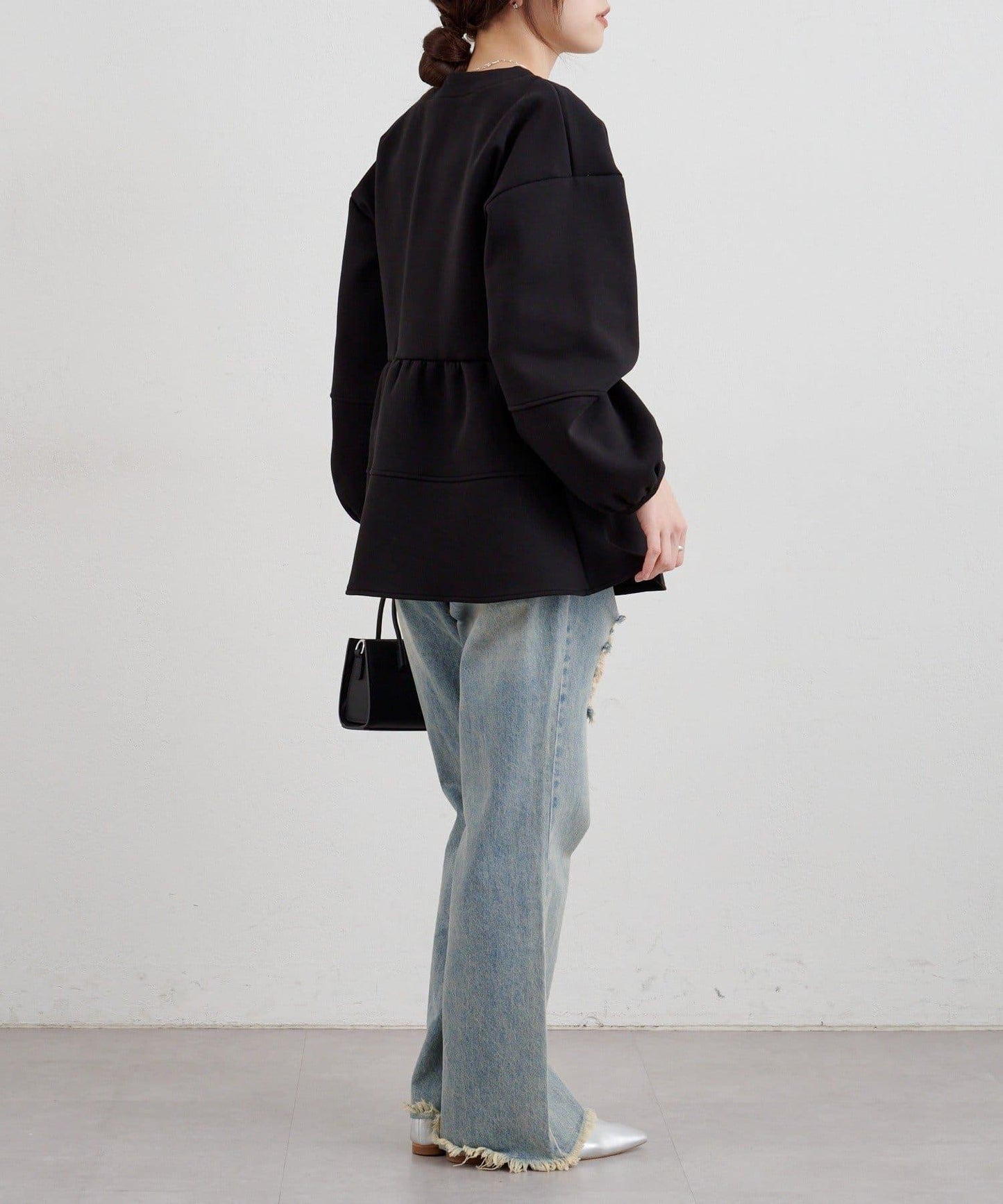 【26SS】針織荷葉邊上衣