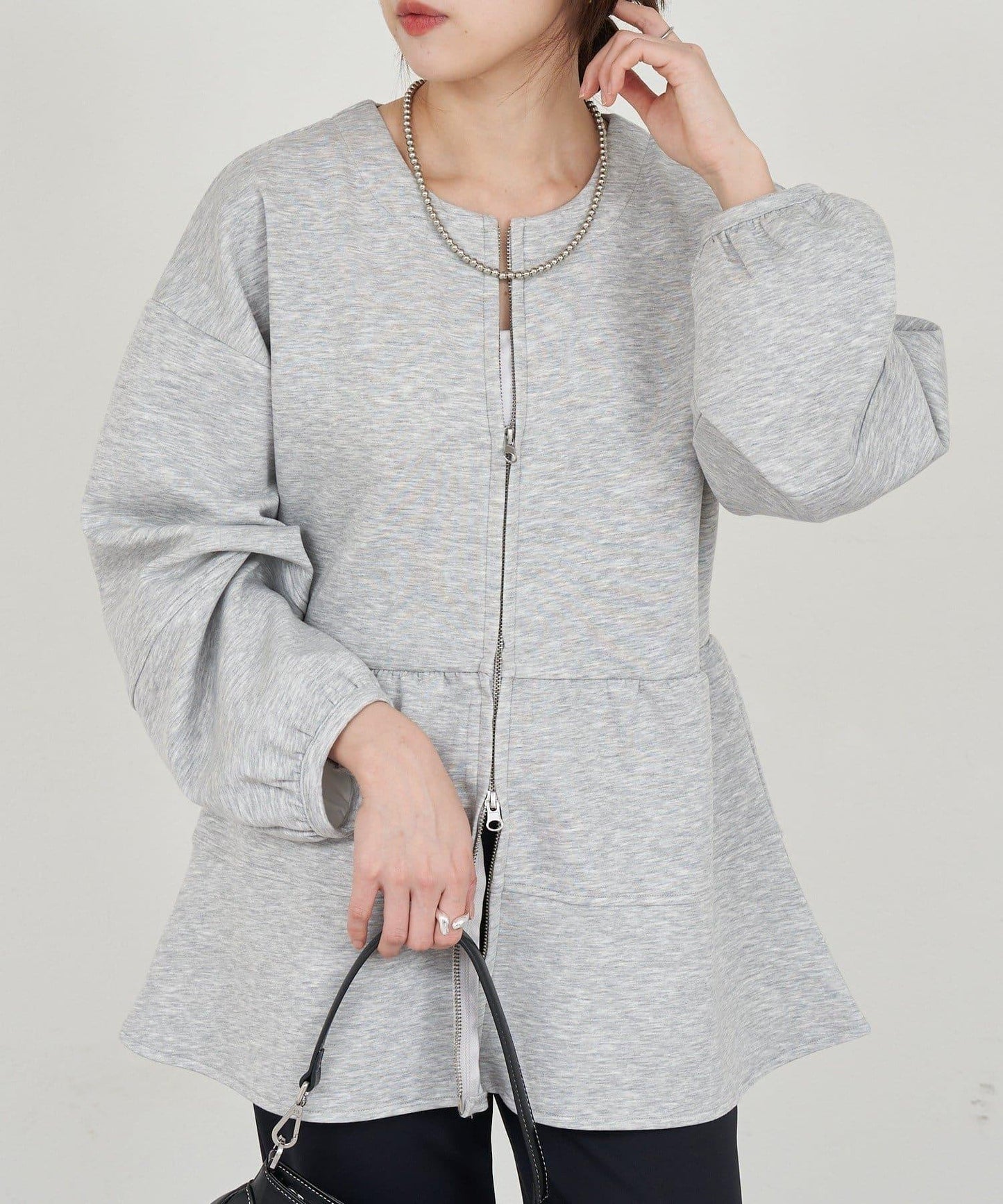 【26SS】針織荷葉邊上衣