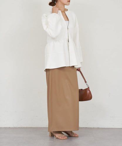 【26SS】針織荷葉邊上衣
