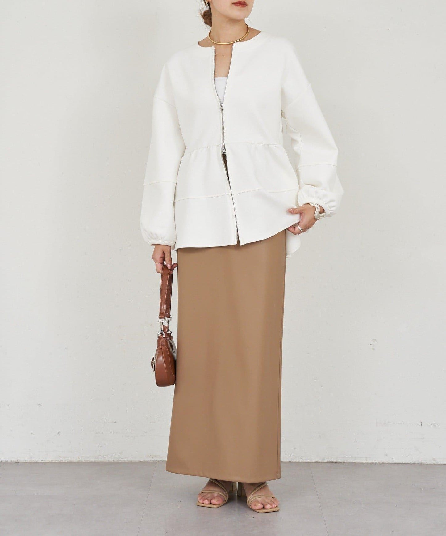 【26SS】針織荷葉邊上衣