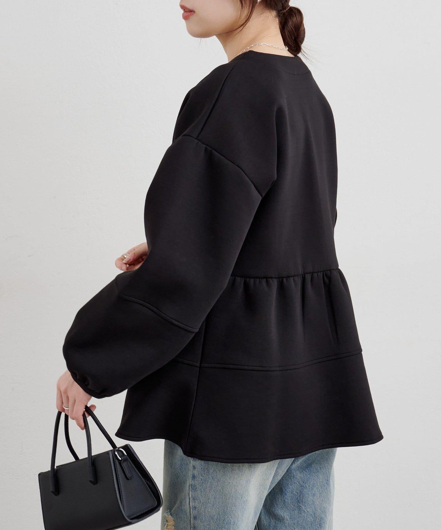 【26SS】針織荷葉邊上衣