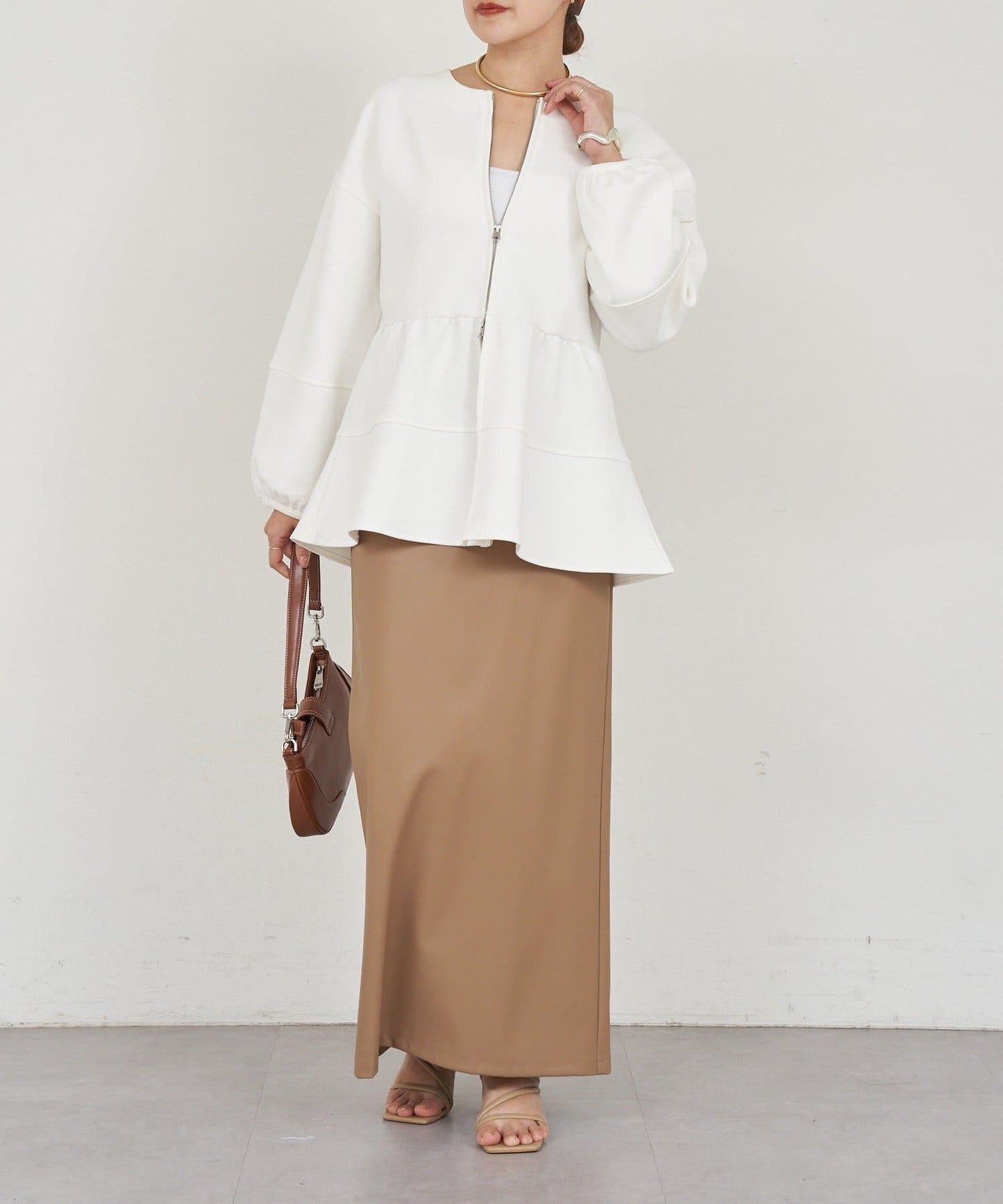 【26SS】針織荷葉邊上衣