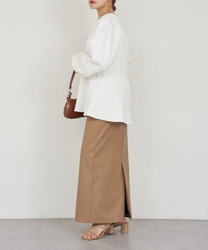 【26SS】針織荷葉邊上衣