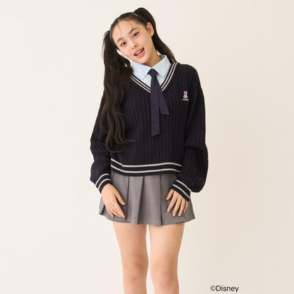 《迪士尼》動物烏托邦拼接針織衫