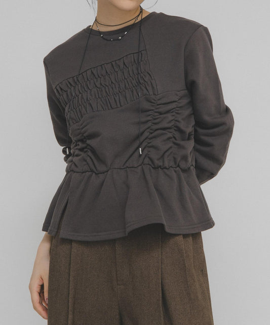 隨機褶皺套頭衫