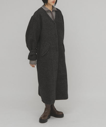 泰迪絨長款大衣