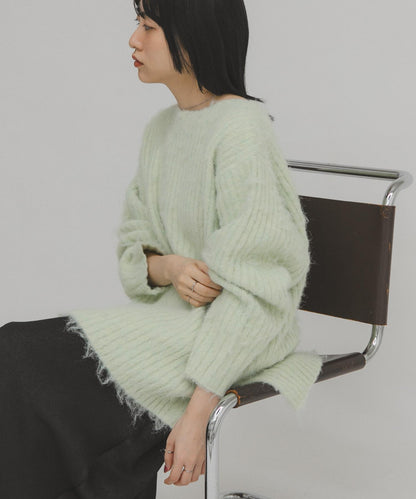 鏤空羅紋針織衫