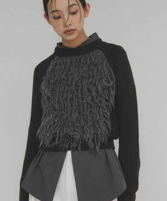 簡約流蘇針織衫