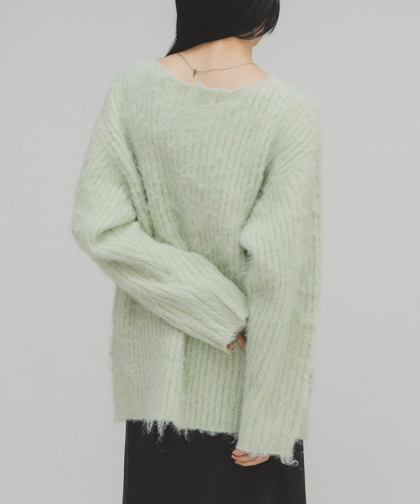 鏤空羅紋針織衫