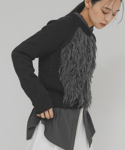 簡約流蘇針織衫