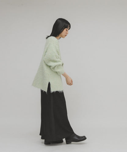 鏤空羅紋針織衫