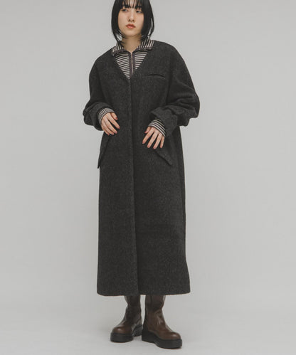 泰迪絨長款大衣