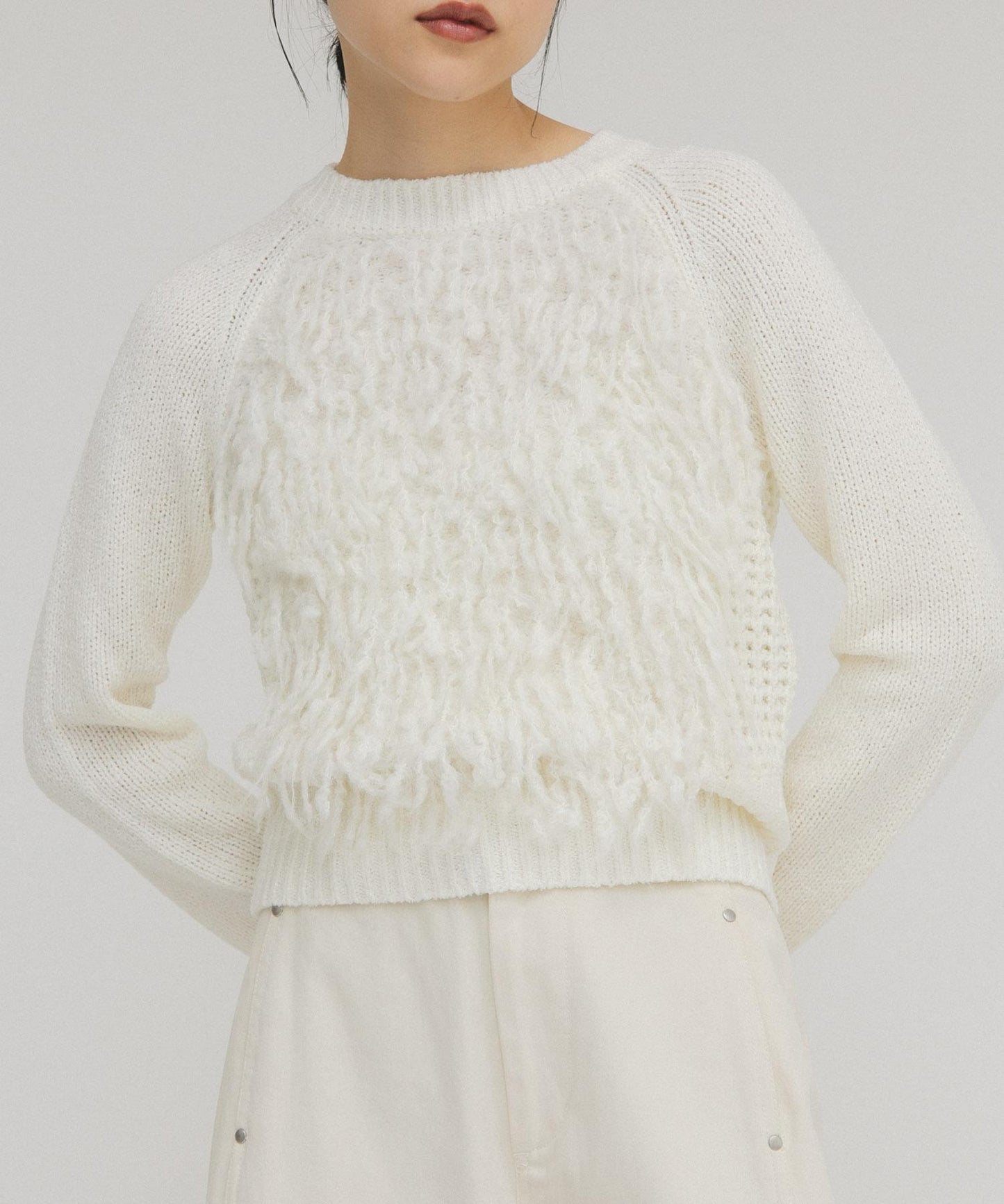 簡約流蘇針織衫