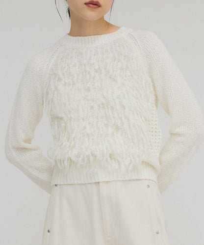 簡約流蘇針織衫