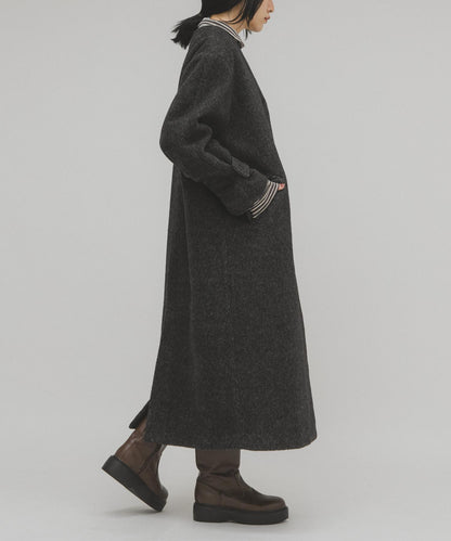 泰迪絨長款大衣