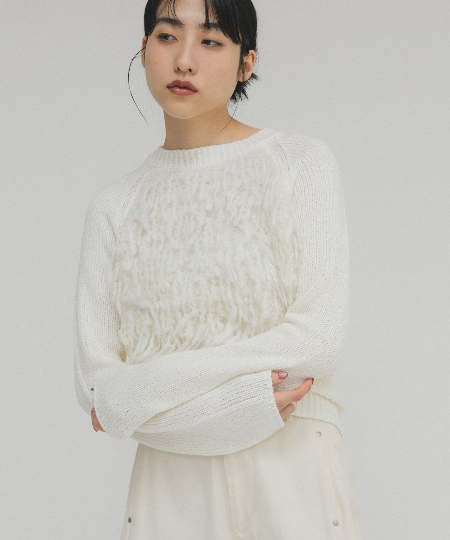 簡約流蘇針織衫