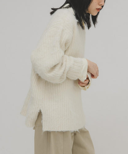 鏤空羅紋針織衫