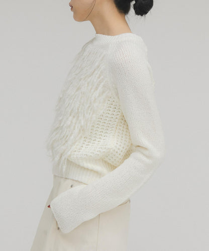 簡約流蘇針織衫