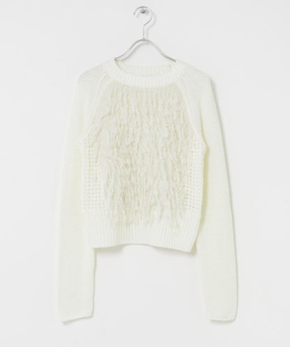 簡約流蘇針織衫