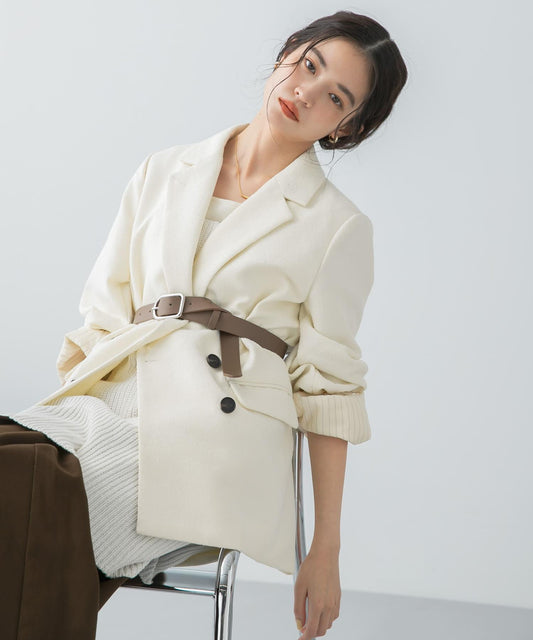 寬鬆袖西裝外套