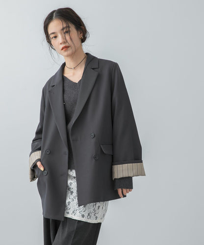 寬鬆袖西裝外套