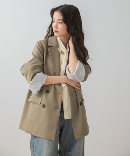 寬鬆袖西裝外套