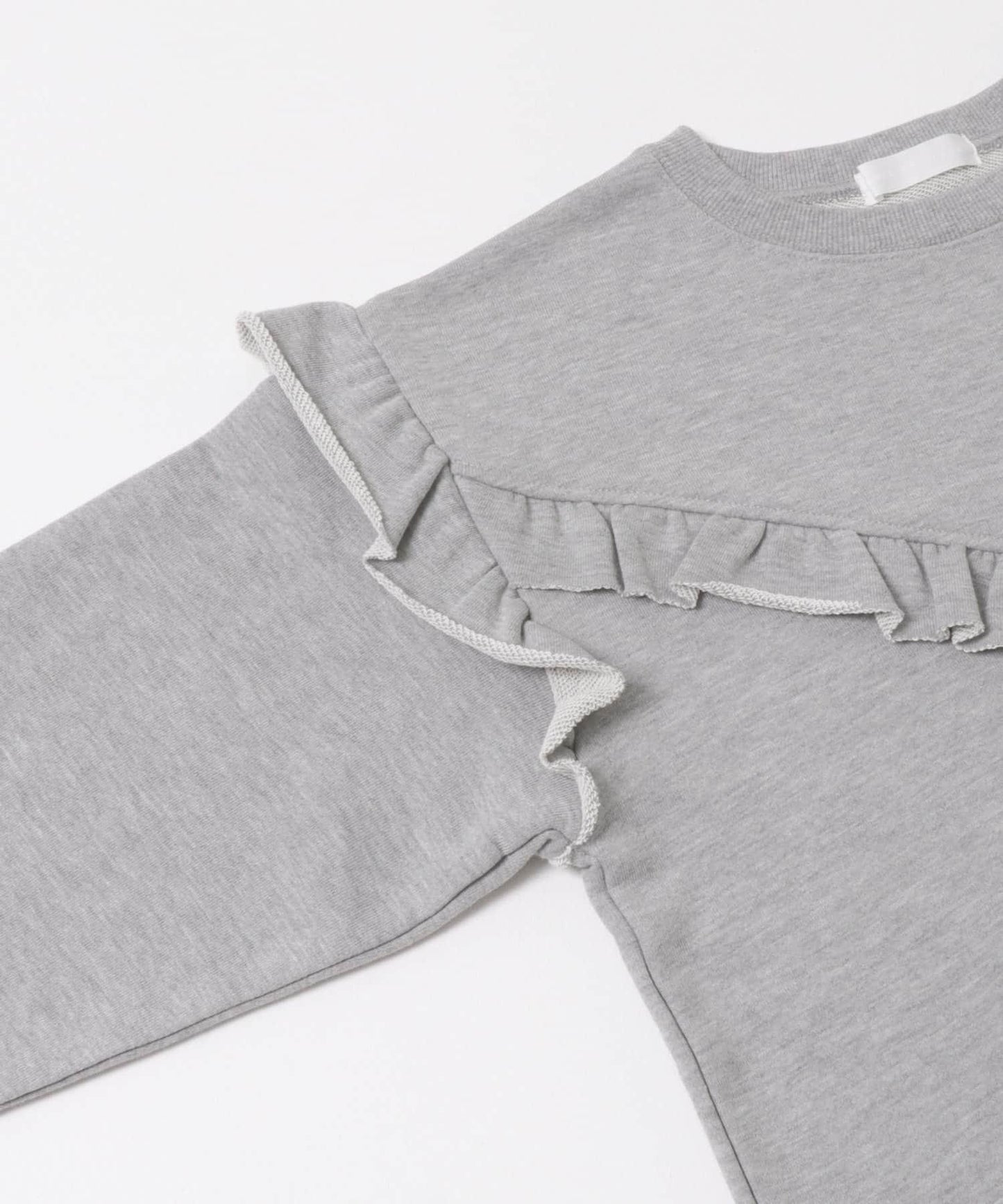 荷葉邊剪裁連衣裙