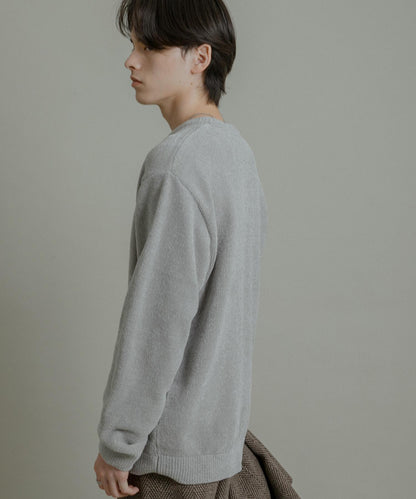 可水洗毛圈針織套頭衫