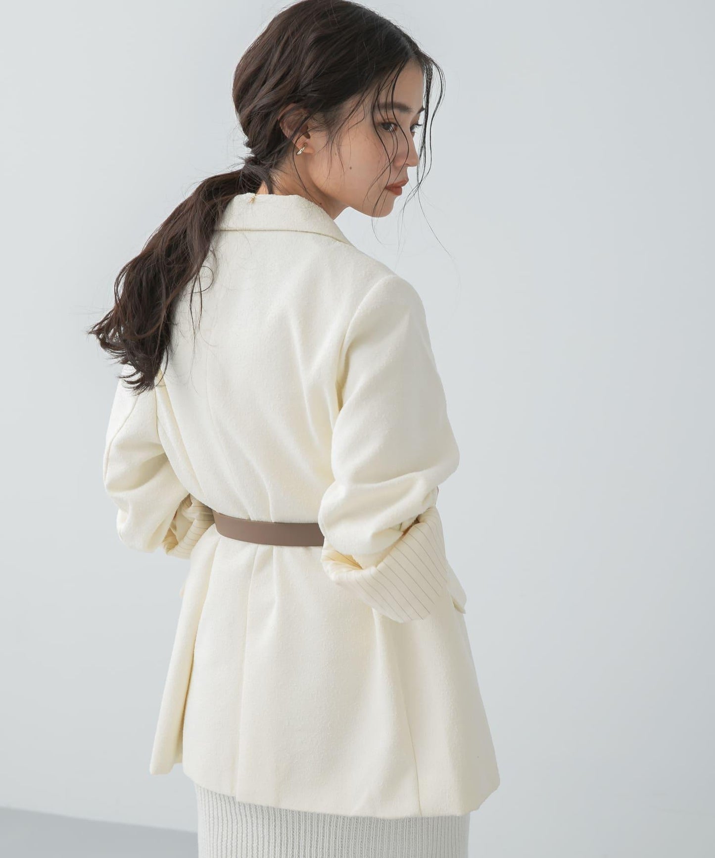 寬鬆袖西裝外套