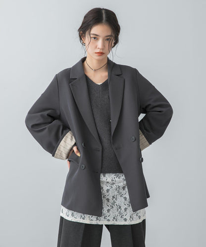 寬鬆袖西裝外套