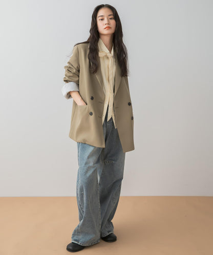 寬鬆袖西裝外套