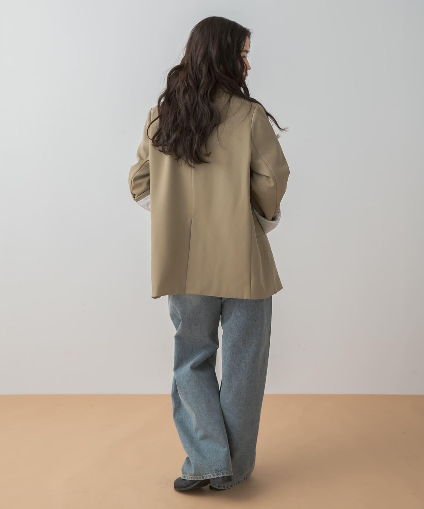 寬鬆袖西裝外套