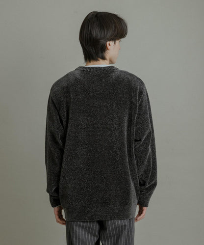 可水洗毛圈標誌圖案針織衫