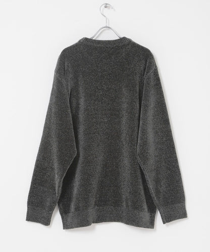 可水洗毛圈標誌圖案針織衫