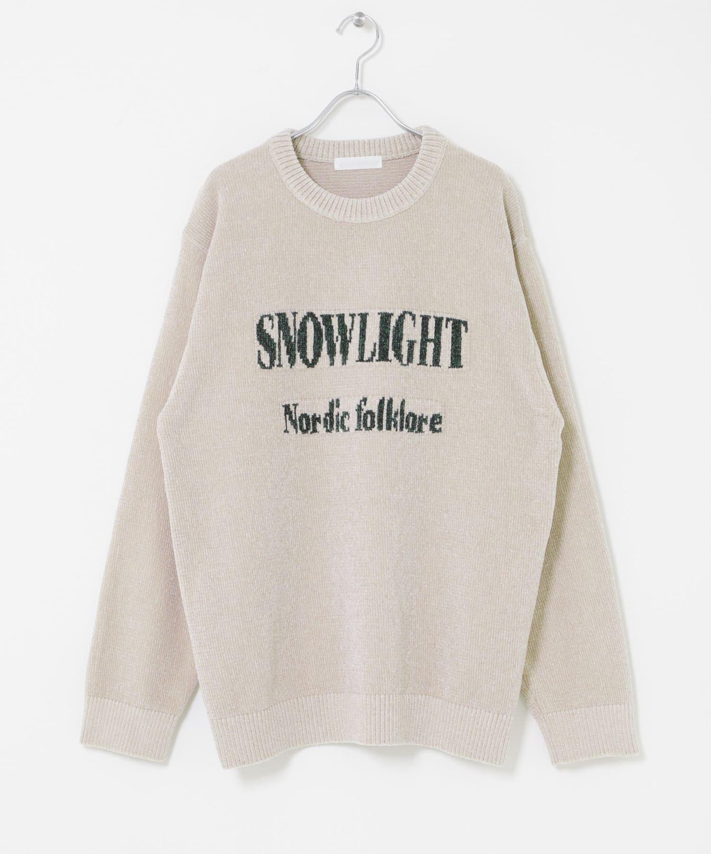 可水洗毛圈標誌圖案針織衫